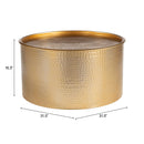  Zuo Coldveil 111142 Storage Coffee Table - Gold IMAGE 10