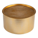  Zuo Coldveil 111142 Storage Coffee Table - Gold IMAGE 2
