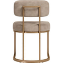  Zuo Velar 111121 Set of 2 Dining Chair - Beige/Bronze IMAGE 4