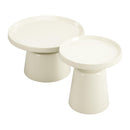  Zuo Beurre 111113 Coffee Table Set - Ivory IMAGE 4