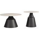  Zuo Camella 111112 Coffee Table Set - Light Beige/Black IMAGE 2