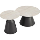  Zuo Camella 111112 Coffee Table Set - Light Beige/Black IMAGE 4