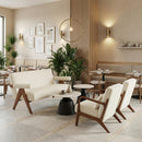  Zuo Camella 111112 Coffee Table Set - Light Beige/Black IMAGE 6