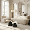  Zuo Camella 111112 Coffee Table Set - Light Beige/Black IMAGE 8