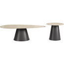  Zuo Reyes 111111 Coffee Table Set - Natural/Black IMAGE 3