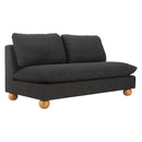  Zuo Minze 110784 Loveseat - Black IMAGE 1