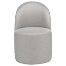  Coaster Furniture Aubrey 107062BEI Set of 2 Upholstered Barrel Dining Side Chair - Beige IMAGE 2