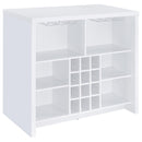  Coaster Furniture Topanga 182786 Engineered Wood Freestanding Home Bar - White IMAGE 1