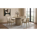  Coaster Furniture Hamlyn 193930NAT 47-inch Round Wood Dining Room Table - Natural Oak IMAGE 5