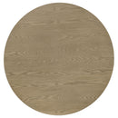 Coaster Furniture Hamlyn 193930NAT 47-inch Round Wood Dining Room Table - Natural Oak IMAGE 6