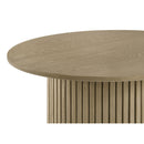  Coaster Furniture Hamlyn 193930NAT 47-inch Round Wood Dining Room Table - Natural Oak IMAGE 9