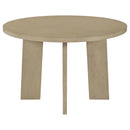  Coaster Furniture Strouse 193940NAT 47-inch Round Wood Dining Room Table - Natural Oak IMAGE 7