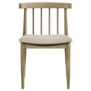  Coaster Furniture Cullen 193942NAT Set of 2 Dining Side Chair Upholstered Seat - Natural Oak IMAGE 10
