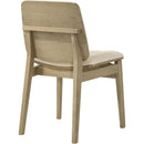  Coaster Furniture Redbridge 193952NAT Set of 2 Velvet Upholstered Side Chair - Cream/Natural Oak IMAGE 8