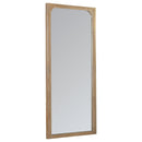  Coaster Furniture Solano 222528 80-inch Full Length Floor Mirror - Weathered Mango IMAGE 2