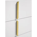  Coaster Furniture Ines 223095 5-drawer Bedroom Chest - White High Gloss IMAGE 7