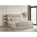  Coaster Furniture Arielle 223111Q Queen Bookcase Panel Storage Bed - Light Oak IMAGE 2
