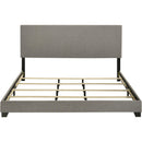 Coaster Furniture Dorian 300851KE Fabric Upholstered Eastern King Panel Bed - Taupe IMAGE 4