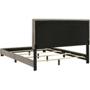  Coaster Furniture Dorian 300851Q Fabric Upholstered Queen Panel Bed - Taupe IMAGE 5