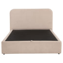  Coaster Furniture Anders 306037BEIF Upholstered Full Storage Lift Platform Bed - Beige IMAGE 3