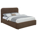  Coaster Furniture Anders 306037CHKE Upholstered Eastern King Storage Lift Platform Bed - Chocolate IMAGE 3