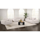 Coaster Furniture Burnett 504957 Chenille Upholstered Accent Chair - Ivory IMAGE 5