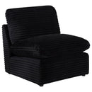  Coaster Furniture Collins 610361P Modular Power Sofa - Black IMAGE 6