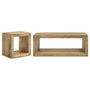  Coaster Furniture Benton 704838-S2 2-piece Solid Mango Coffee and End Table Set - Natural IMAGE 1