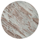  Coaster Furniture Jenna 706168-S3 3-piece Round Marble Top Coffee Table Set - Brown IMAGE 11