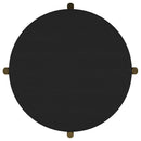  Coaster Furniture Arini 706197 Round Side Table With Storage Shelf - Black IMAGE 7