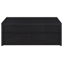  Coaster Furniture Knapp 706228-S3 3-piece Lift Top Coffee Table Set - Black IMAGE 9