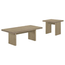  Coaster Furniture Decker 706467 Square Occasional End Table - Natural Oak IMAGE 2