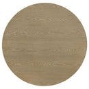  Coaster Furniture Hamlyn 706498-S2 2-piece Round Fluted Coffee and End Table Set - Natural Oak IMAGE 8