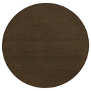  Coaster Furniture Hamlyn 706518-S2 2-piece Round Fluted Coffee and End Table Set - Walnut IMAGE 9