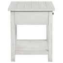  Coaster Furniture Payne 710558-S2 2-piece Coffee and 1-drawer End Table Set - White IMAGE 3