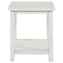  Coaster Furniture Payne 710558-S3A 3-piece Coffee and End Table Set - Distressed White IMAGE 10