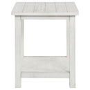  Coaster Furniture Payne 710558-S3A 3-piece Coffee and End Table Set - Distressed White IMAGE 3