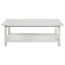  Coaster Furniture Payne 710558-S3A 3-piece Coffee and End Table Set - Distressed White IMAGE 9