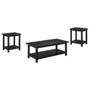  Coaster Furniture Payne 710568-S3A 3-piece Coffee and End Table Set - Distressed Java IMAGE 1