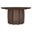  Coaster Furniture Cayenne 710778-S3 3-piece Solid Mango Wood Coffee Table Set - Walnut IMAGE 4