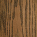  Coaster Furniture Franklin 722977 Round Wood Pedestal End Table - Grey/Dark Brown IMAGE 3