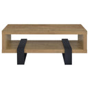 Coaster Furniture Dinard 723678 Engineered Wood Coffee Table - Mango IMAGE 1
