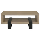 Coaster Furniture Dinard 723688 Engineered Wood Coffee Table - Latte IMAGE 1