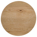  Coaster Furniture Kessler 735988-S2 2-piece Round Sculptural Wood Coffee Table Set - Light Oak IMAGE 5