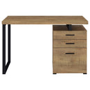  Coaster Furniture Brennan 800787 47-inch 3-drawer Office Computer Desk - Mango IMAGE 4