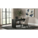  Coaster Furniture Leandro 800790 2-drawer Home Office Writing Desk - Burnished Black IMAGE 12