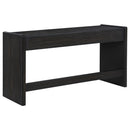  Coaster Furniture Leandro 800790 2-drawer Home Office Writing Desk - Burnished Black IMAGE 8