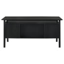  Coaster Furniture Goodson 801586 64-inch 4-Drawer Double Pedestal Computer Desk - Black IMAGE 11