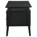  Coaster Furniture Goodson 801586 64-inch 4-Drawer Double Pedestal Computer Desk - Black IMAGE 7