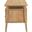  Coaster Furniture Goodson 801587 64-inch 4-Drawer Double Pedestal Computer Desk  - Distressed Light Brown IMAGE 7